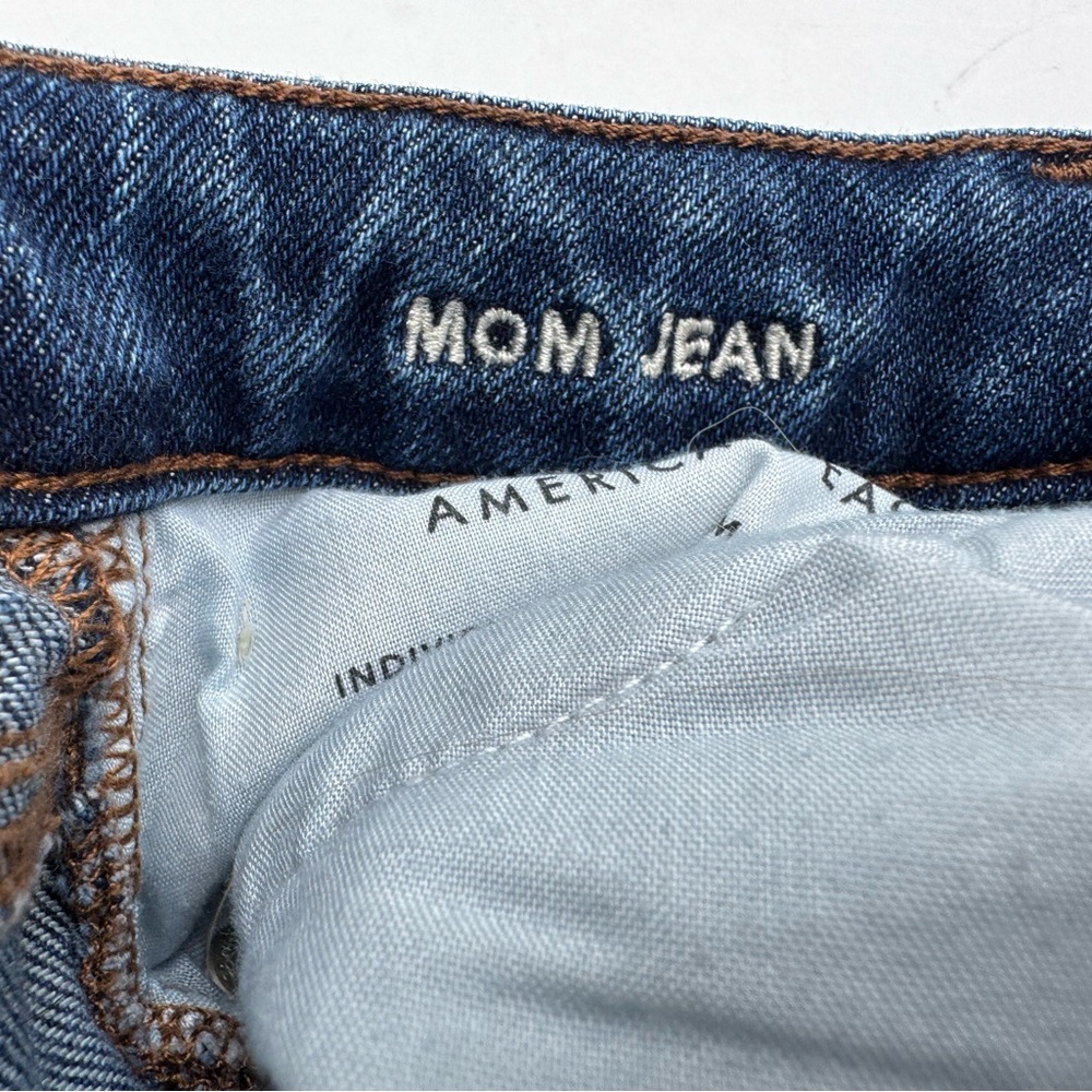 American Eagle Outfitters Ripped Blue Skinny Jeans mom jeans size 00 - Picture 5 of 5